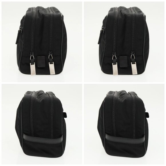 GUCCI Clutch Bag Nylon Black Silver Auth mr639 - Picture 16 of 16